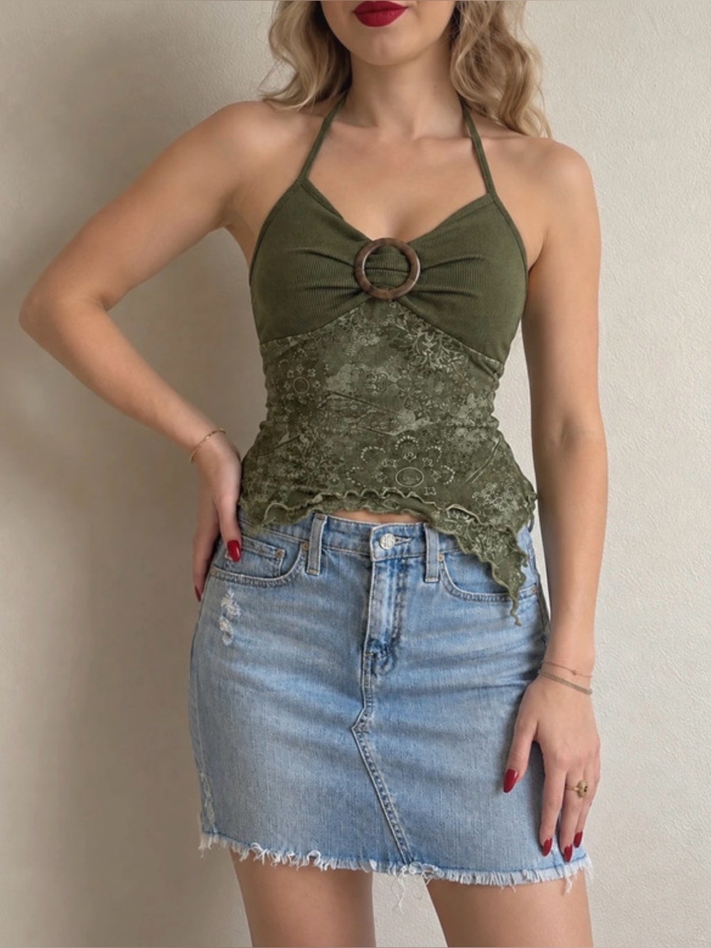 Adriano Goldschmied The Erin Pencil Blue Jean Denim Skirt Women’s Size 26
